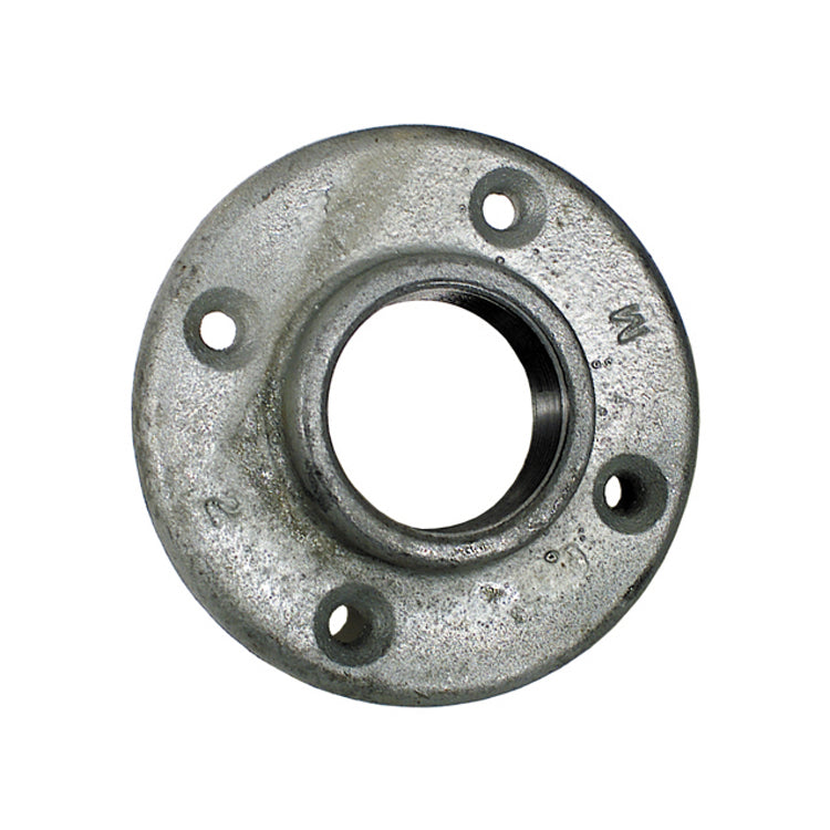 1/2 Inch Sch 40 Fnpt Galvanized Malleable Iron Floor Flange
