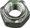 3/8-16 Square Piloted Projection Weld Nut SS