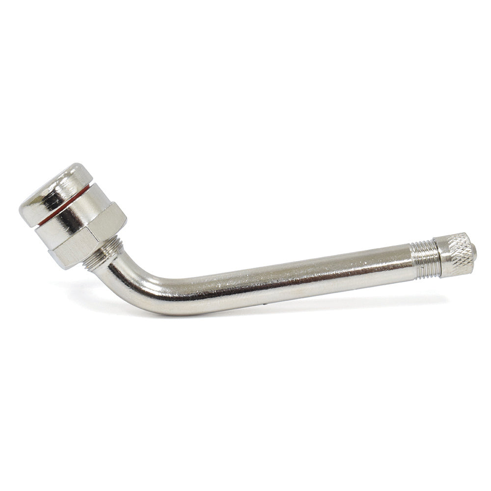 2-3/5" x M9.7 Clamp-In Truck / Bus 60 Degree Nickel Plated Tire Valve Stem
