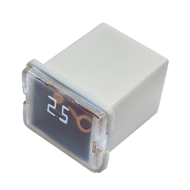 25 Amp Fm x Low Profile Female Terminal White