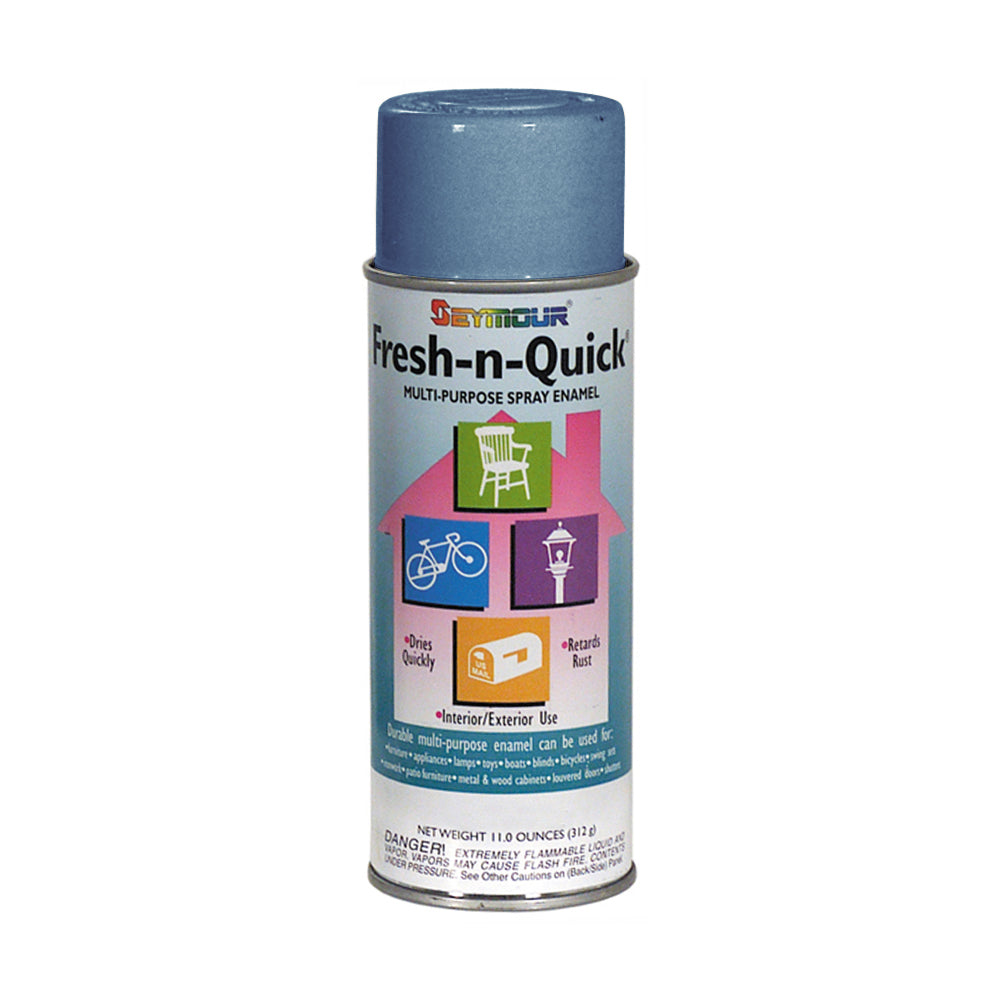 Seymour Economy Fresh N' Quick Gloss Paint Aerosol Navy Blue - 10 oz