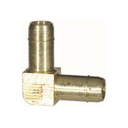 3/8 Inch Tube CA360 Brass 90 Degree Mini-Barb Union Elbow