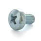 M8 x 1.25 x 30 mm Coarse Class 4.8 Zinc Plated Steel Phillips Drive Pan Head Machine Screw