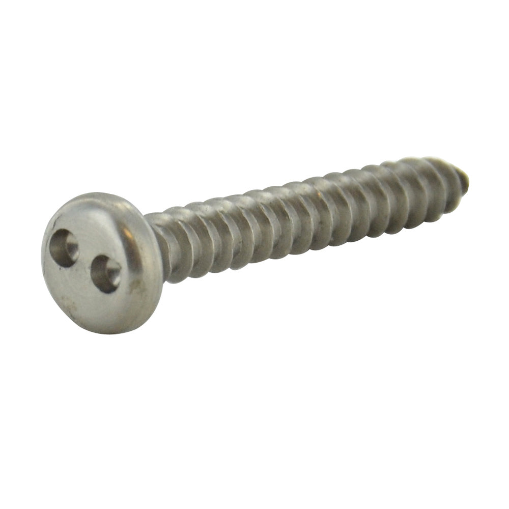 #6 x 1 Inch Stainless Steel Spanner Pan Head Tamper Resistant Sheet Metal Screw