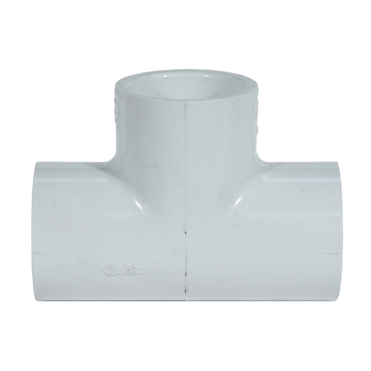 3/4 Inch Socket Sch 40 White Pvc Tee