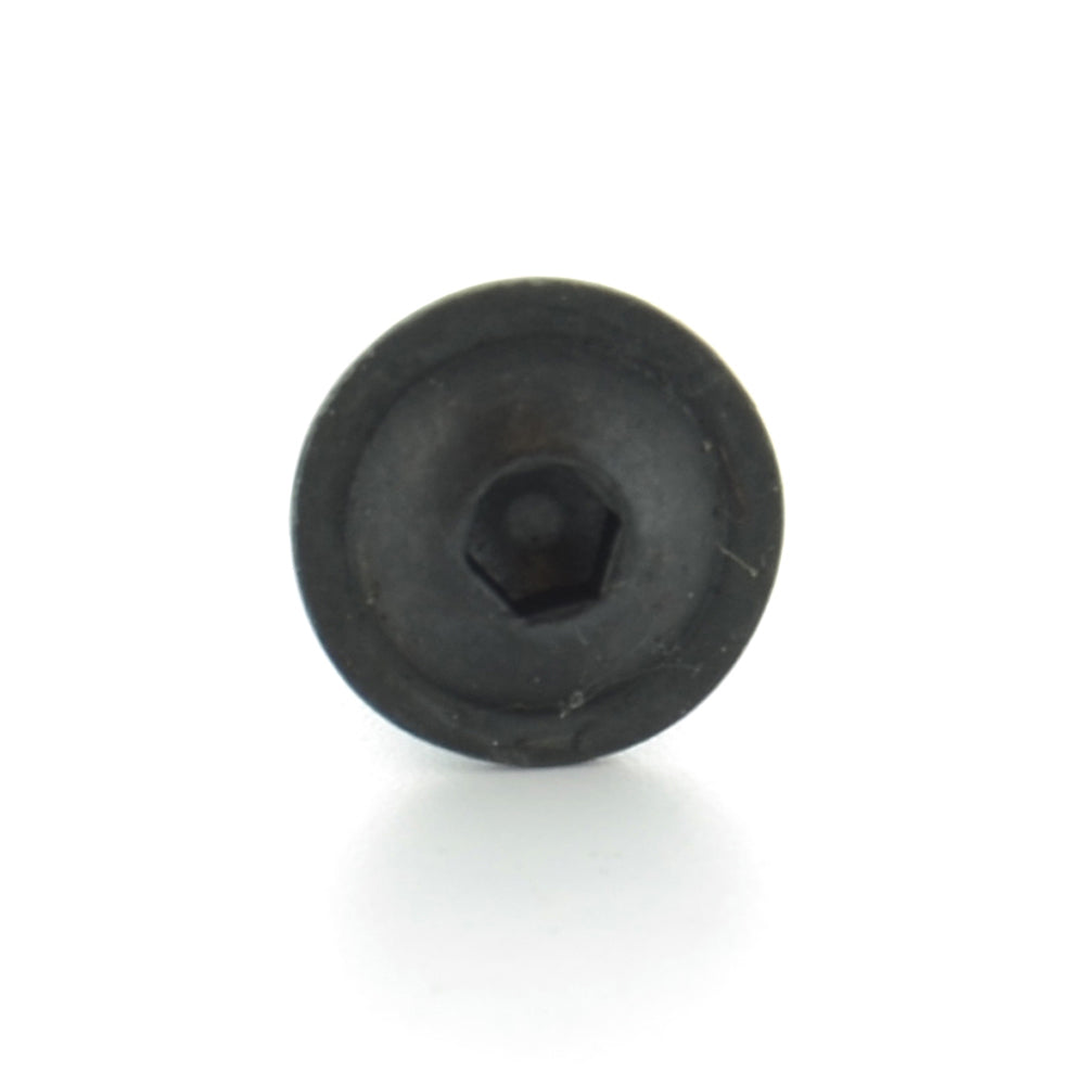 M5 x 0.8 x 25 mm Coarse Black Oxide Class 10.9 Iso 7380-2 Button Flange Head Socket Cap Screw