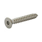 #8 x 1-1/4 Inch Stainless Steel Torx Pin Flat Head Tamper Resistant Sheet Metal Screw