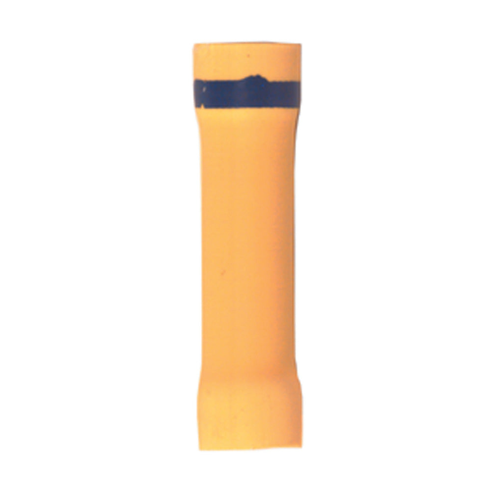 10-12 Gauge To 14-16 Gauge Step Down Butt Connector PVC Insulated Yellow