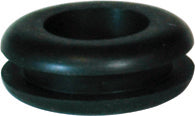 1/4 Inch Id x 5/8 Inch Od x 5/16 Inch Black Sbr Stock Rubber Grommet