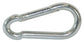 3/16 Inch x 2-1/8 Inch Zinc Plated Steel Chain Connector Spring Clip