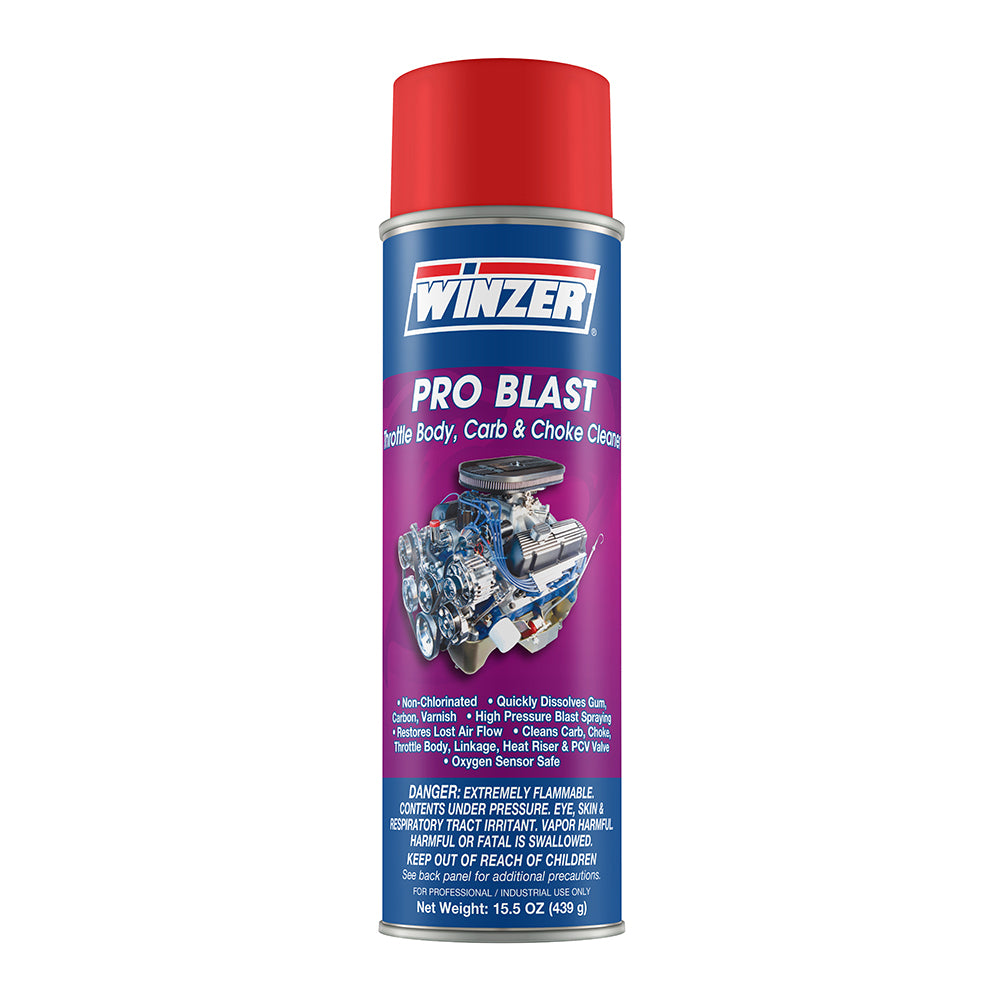 Winzer Pro Blast Throttle Body- Carburetor & Choke Cleaner - 15.5 Oz Net Wt. - Aerosol