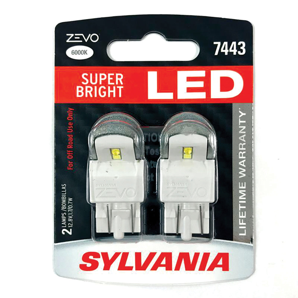 ZEVO 7443 White Auto LED Bulb Pack of 2