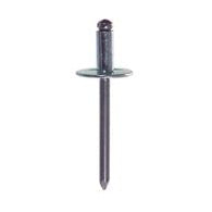 0.251 - 0.375 Inch Grip 3/16 Inch Dia x 0.575 Inch Large Flange Dome Head Blind Rivet 5052 Aluminum