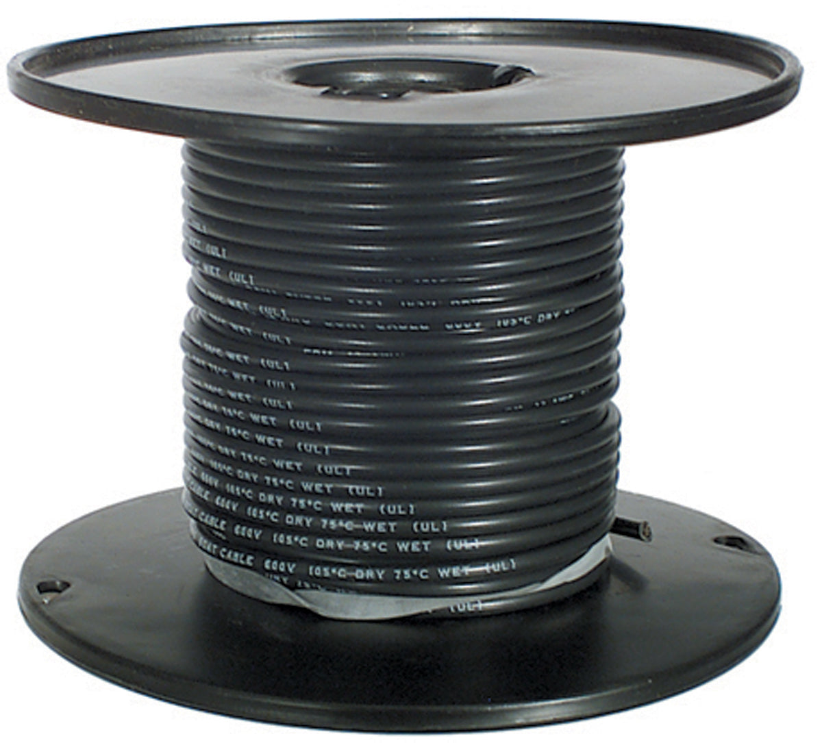 12 Ga Boat Cable Black 100' Roll