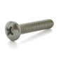 #10-24 x 5/16 Inch Coarse Plain 18-8 (A2) Stainless Steel #2 Phillips Drive Pan Head Machine Screw