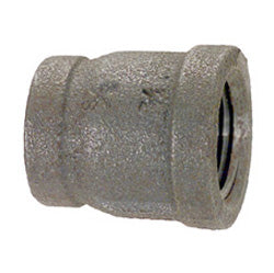1/4 Inch x 1/8 Inch Sch 40 Fnpt Galvanized Malleable Iron Reducing Coupling