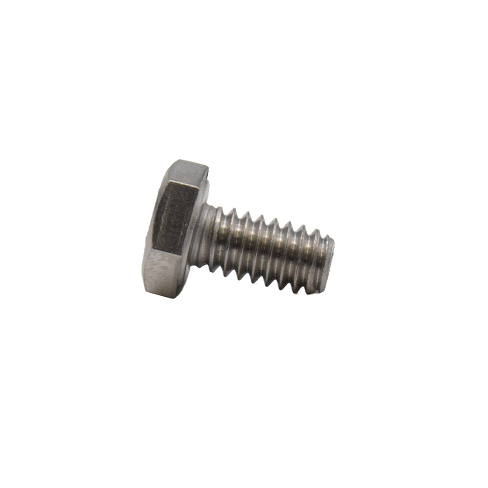 3/8-16 x 1/2 Inch Coarse Plain 316 Stainless Steel Hex Head Cap Screw