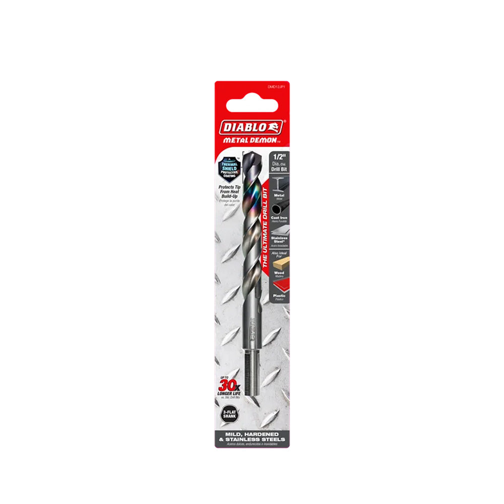 1/2 Inch Metal Demon 130-Degree Hybrid Split Point tip