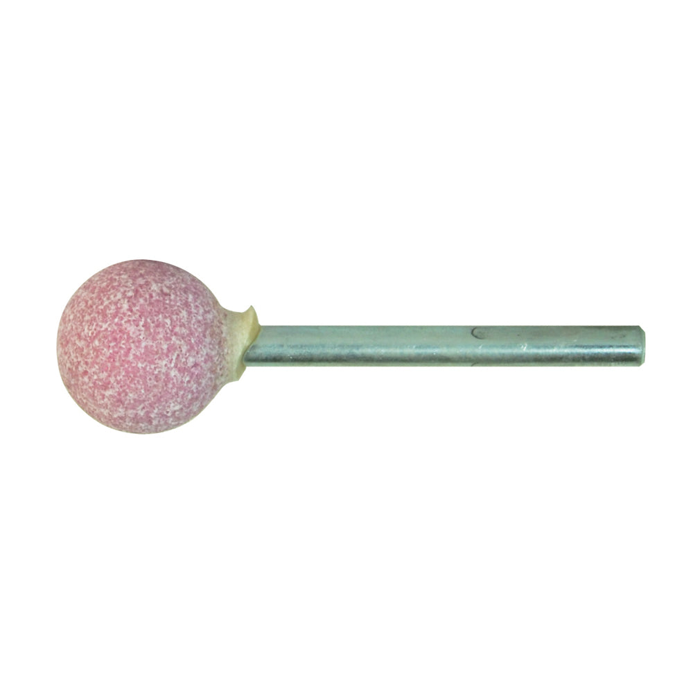 1/2 Inch x 1/2 Inch B121 Shape Vitrified Mounted Point Abrasive With 1/8 Inch Shank