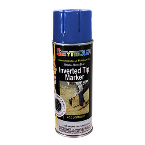 Seymour Utility Marking Paint Aerosol Gloss Precaution Blue - 20 oz