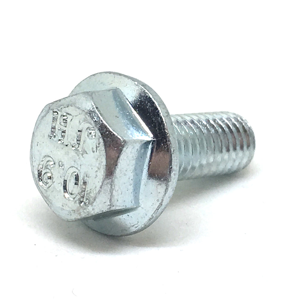 M6 x 1 x 55 mm Coarse Zinc Plated Class 10.9 JIS Indented Hex Flange Bolt