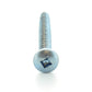 #6 x 1/2 Inch Zinc Plated Steel Pan Head Type-Ab Self-Tapping Sheet Metal Screw
