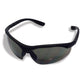 1.0 Diopter Clear Lens Black Frame Polycarbonate Cheaters™ Bi-Focal Eyewear