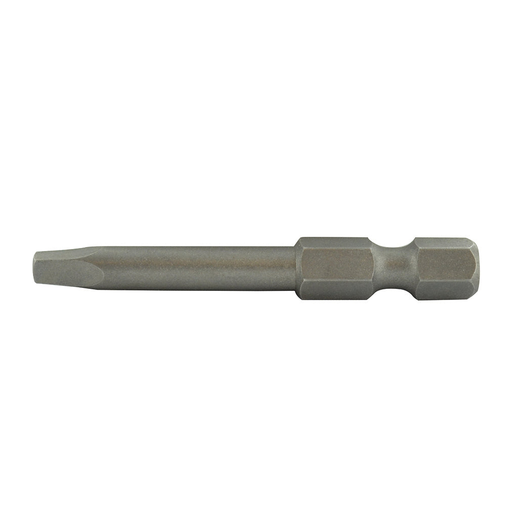 Square Recess Drive 1/4 Inch Hex Shank #3 Tip 1-15/16 Inch Length Power Bit