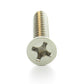 #14-10 x 2-1/2 Inch Plain 18-8 (A2) Stainless Steel Flat - Countersunk Head Type-A Self-Tapping Sheet Metal Screw