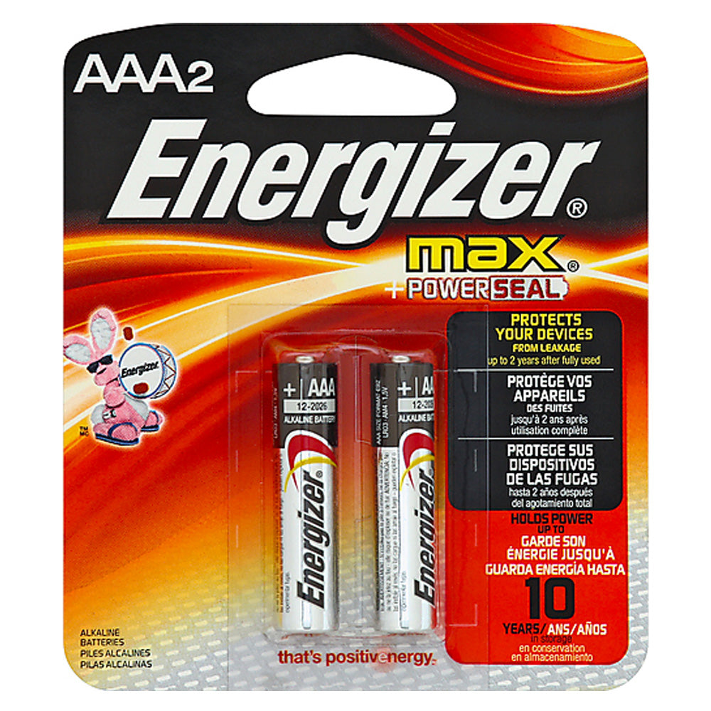 Energizer AAA Cell Alkaline Battery - Pack of 2