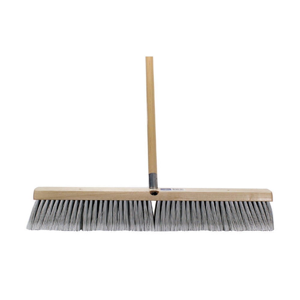 24 Inch x 5 ft Wood Block Floor Sweep-Fine With M60 Handle