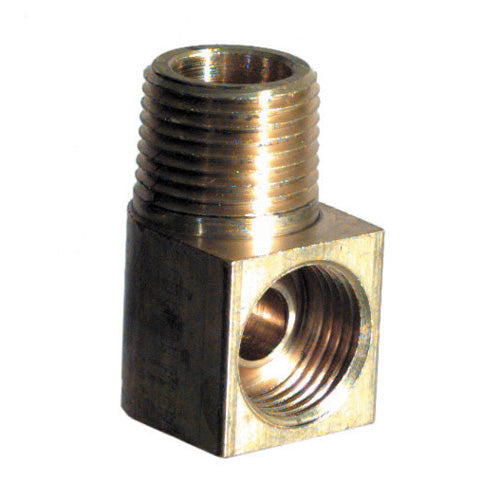 1/4 Inch x 5/16 Inch Standard Brass Inverted Flare Tube 90 Degree Tube Elbow
