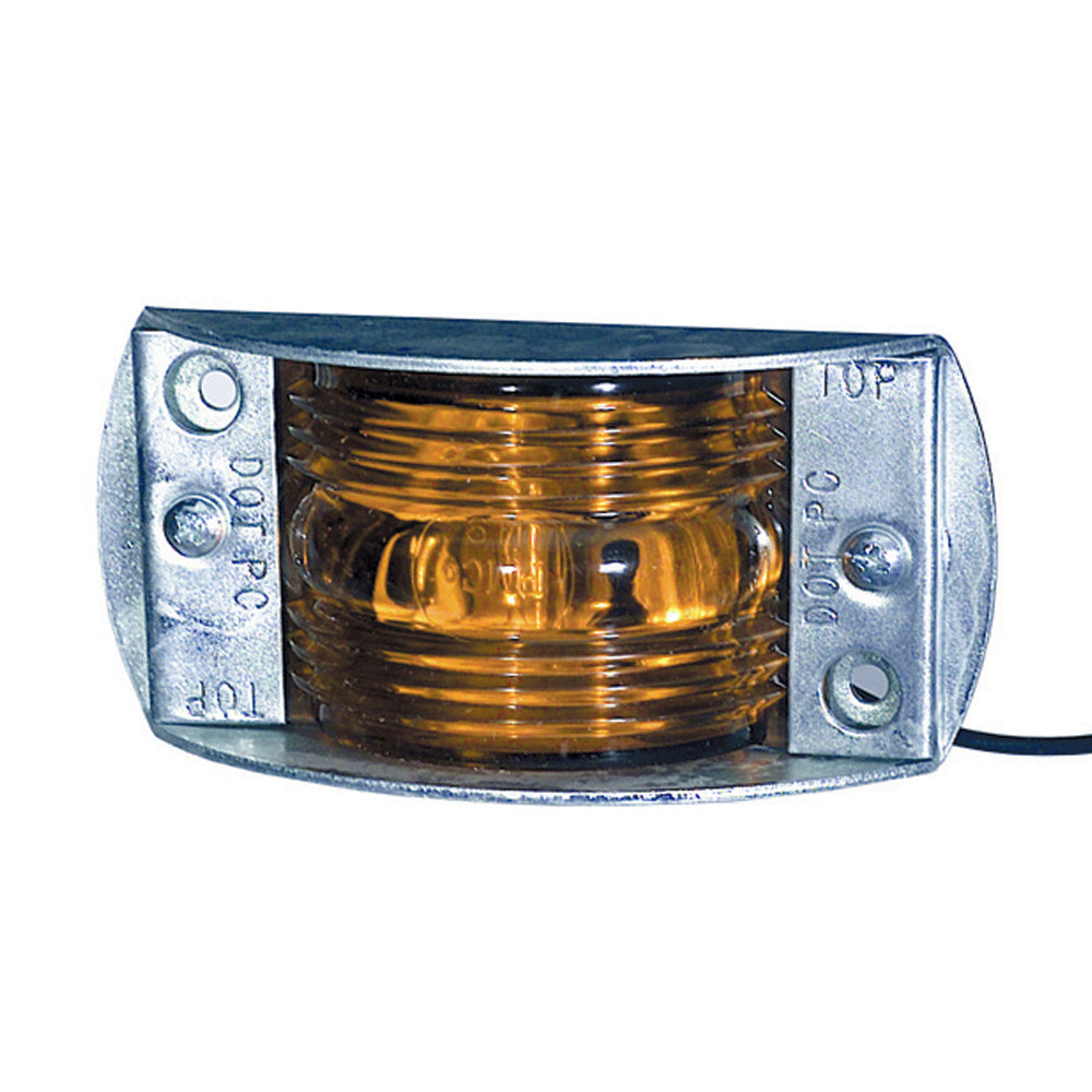 Steel Armored Clearance Light Amber