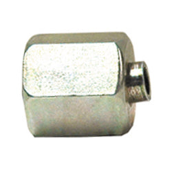 M52 x M42 10000 psi Zinc Plated Yellow Dichromate Carbon Steel Metric Adapters - Din 24 Plug (Light) Adapter Pipe