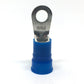 6 Gauge Nylon Insulated Ring Terminal Blue 5/16 Inch Stud