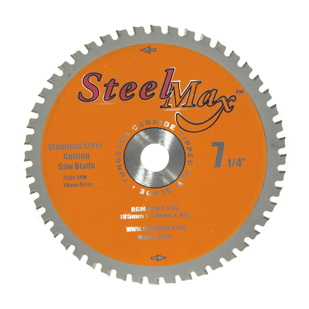 7-1/4 Inch 48 Teeth Industrial Steelmax® Metal Cutting Saw Blade