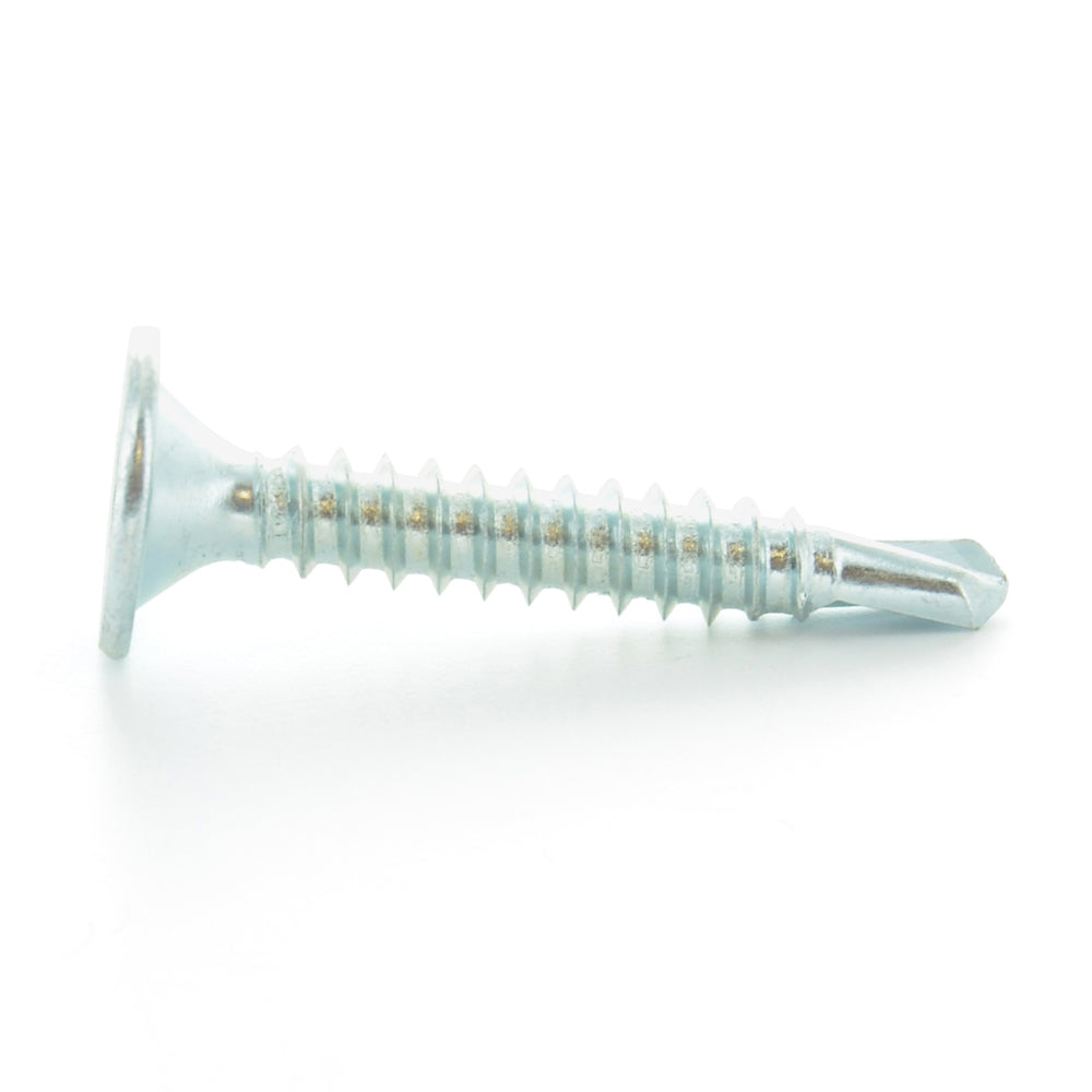 #10-16 x 3/4 Inch Zinc Plated Steel #3 Point Torx Wafer Head Self-Drilling Tek Screw
