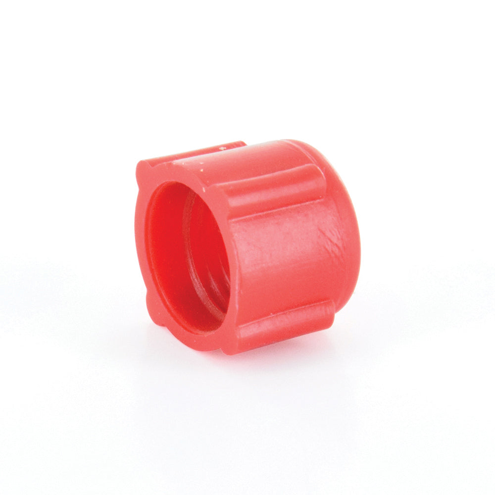 Cd20 Threaded Red Polyethylene Caplug