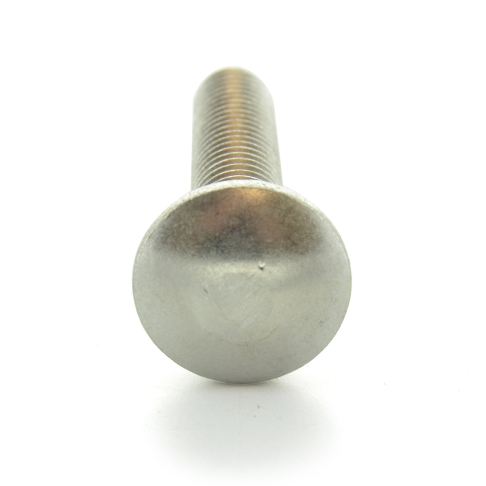 1/2-13 x 1-1/2 Inch Coarse Plain 18-8 Stainless Steel Round Head Carriage Bolt