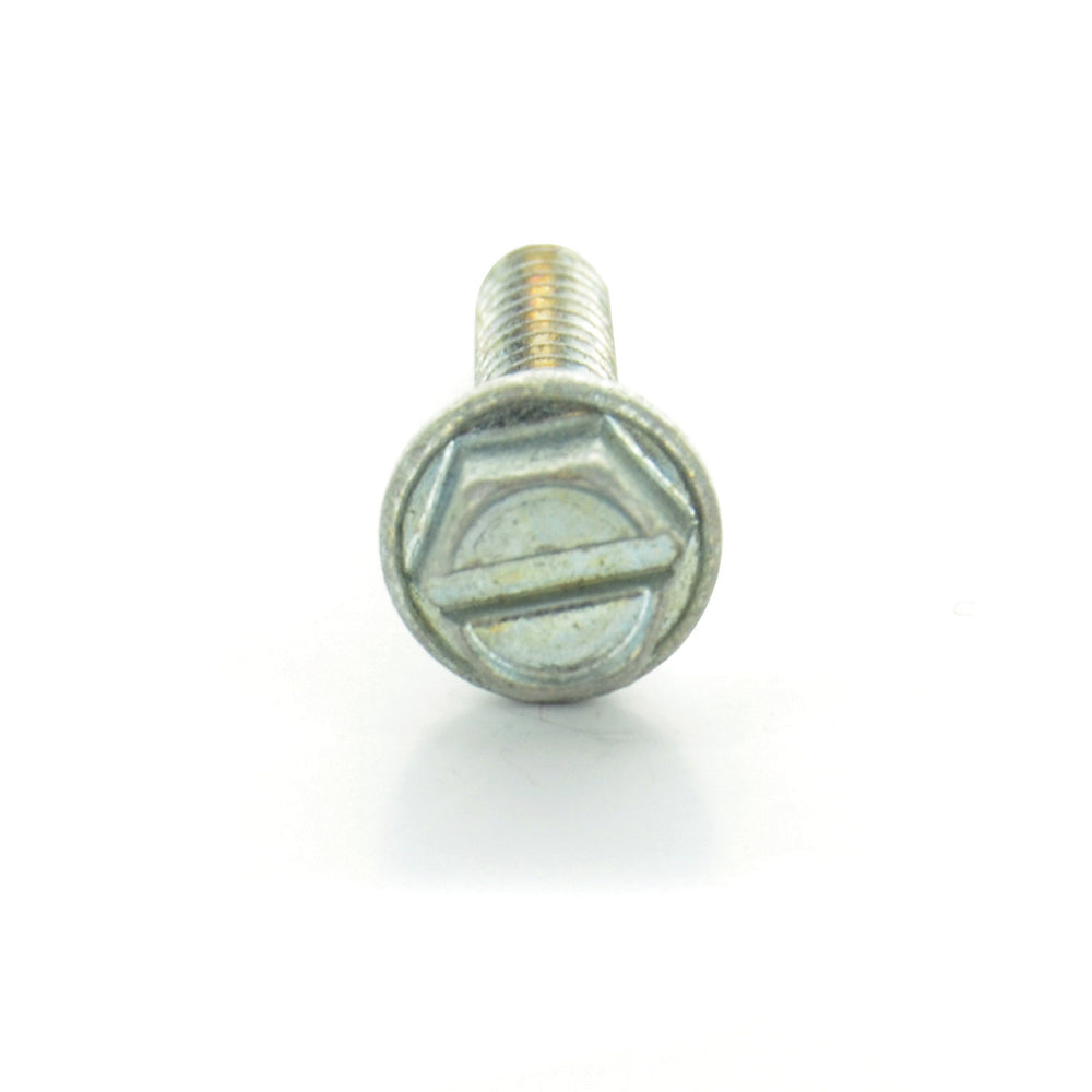 #8-18 x 1/2 Inch Slotted Hex Washer Head Crimptite Sheet Metal Screw (Sms) Zinc - Clearance