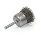 1-3/4 Inch x 0.012 Inch x 1/4 Inch Stem Mounted Carbon Steel Crimped Wired Cup Brush