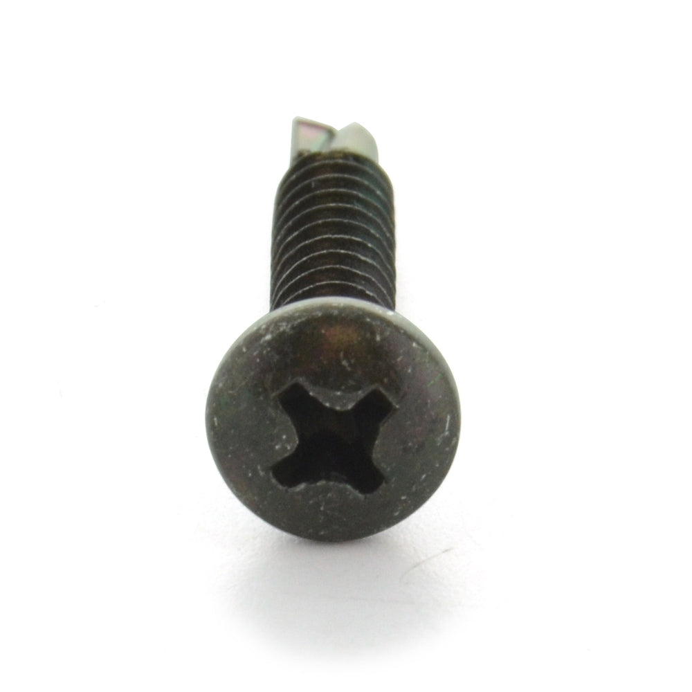 #8 x 3/4 Inch Black Oxide Hardened Steel #2 Point Pan Head Self-Drilling Tek Screw