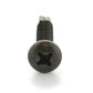 #8 x 3/4 Inch Black Oxide Hardened Steel #2 Point Pan Head Self-Drilling Tek Screw