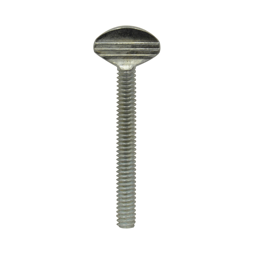 1/4-20 x 2 Inch Coarse Zinc Plated Steel Thumb Screw