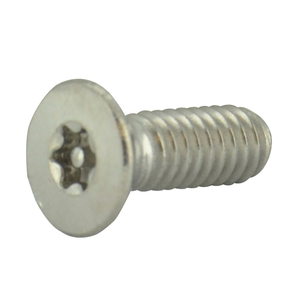 #8-32 x 1/2 Inch Stainless Steel Torx Pin Flat Head Resistant Machine Screw