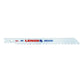 4 Inch x 3/8 Inch 6 Tpi Steel U-Shank Jig Saw Blade Lenox
