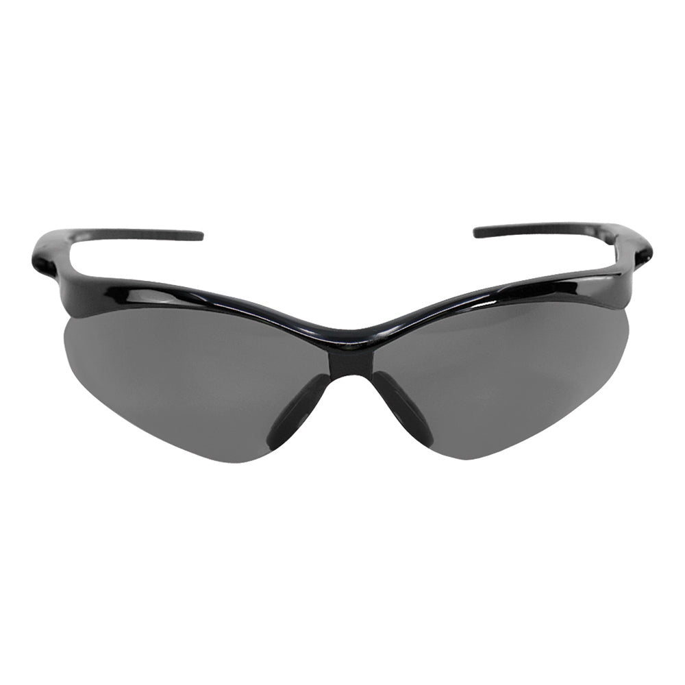 Spearfish Smoke Anti-Fog Lens Shiny Black Frame Safety Glasses