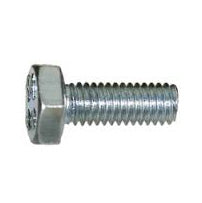 M24 x 3 x 60 mm Coarse Class 8.8 Zinc Plated Steel Hex Head Cap Screw