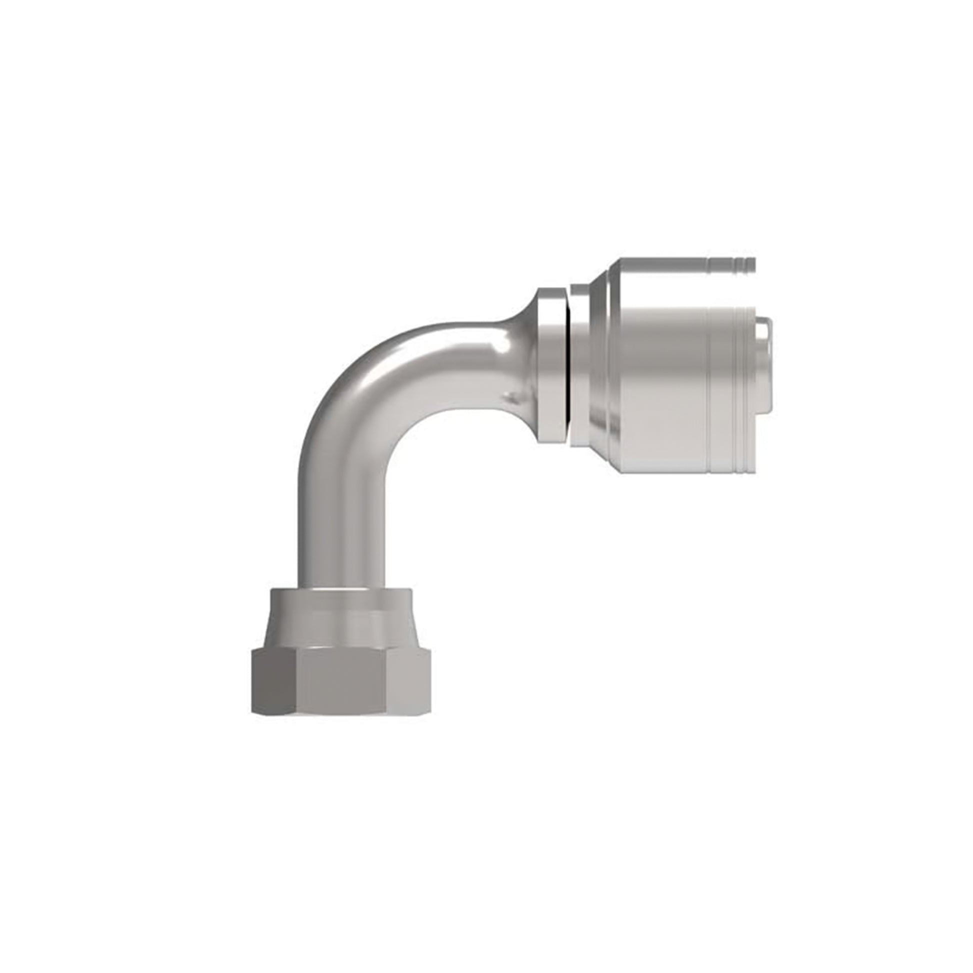 3/8 x 3/8 Female Ffor 90° Tube Elbow Medium Drop (06Z-J36)