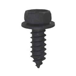 1/4 Inch x 3/4 Inch Black Indented Hex Washer Head Tapping Screw